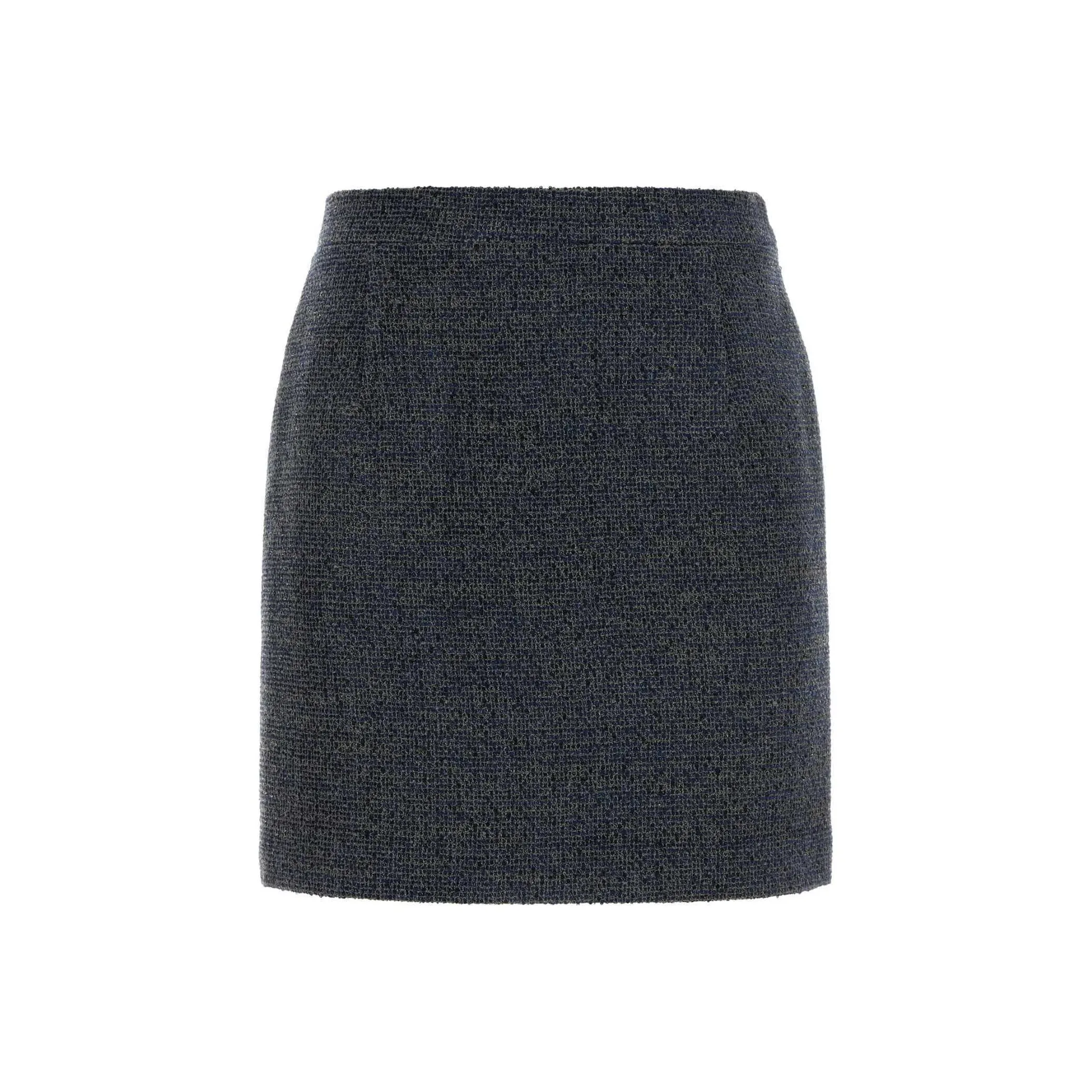 Alessandra Rich Sequin Tweed Mini Skirt