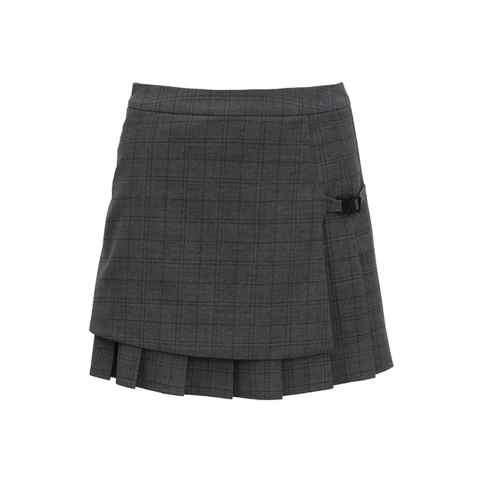 AS DALIO Повседневные короткие юбки Женские Темно-серый