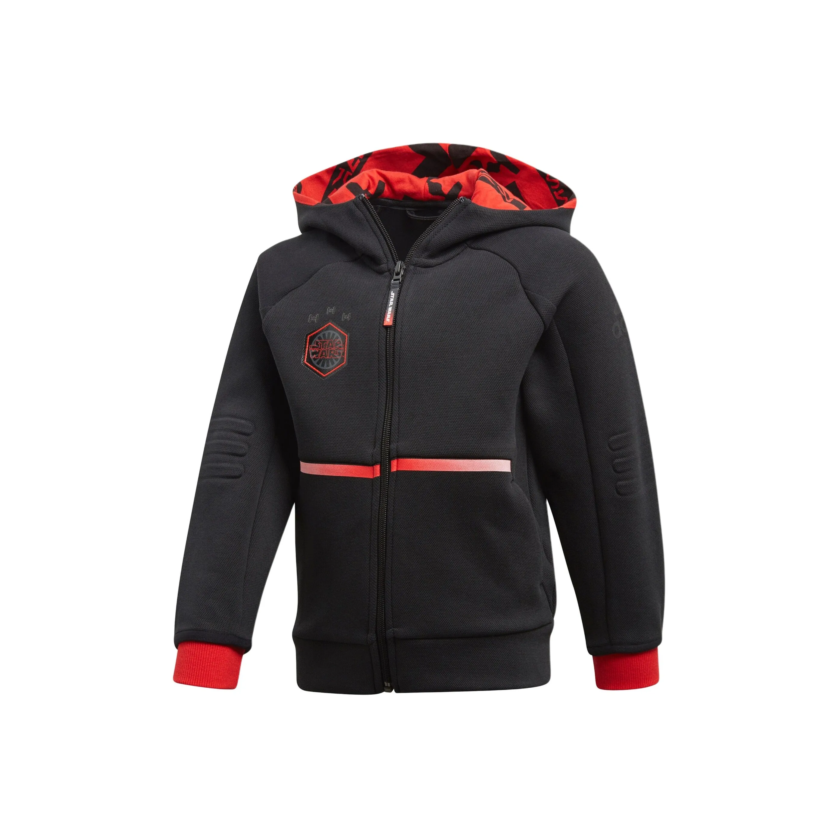 Adidas X XINGQIUDAZHAN LIANMINGKUAN Куртка Черный Ярко-красный Детский