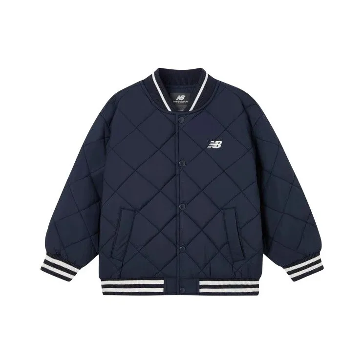 New Balance Хлопковый пуховик Спорт Club1906 Темно-синий Children Возраст 3-7 лет