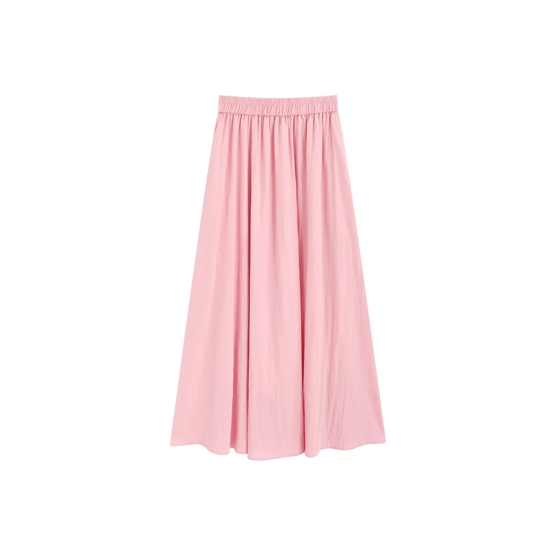 SNZX Повседневный Длинный Юбка Женские Розовый