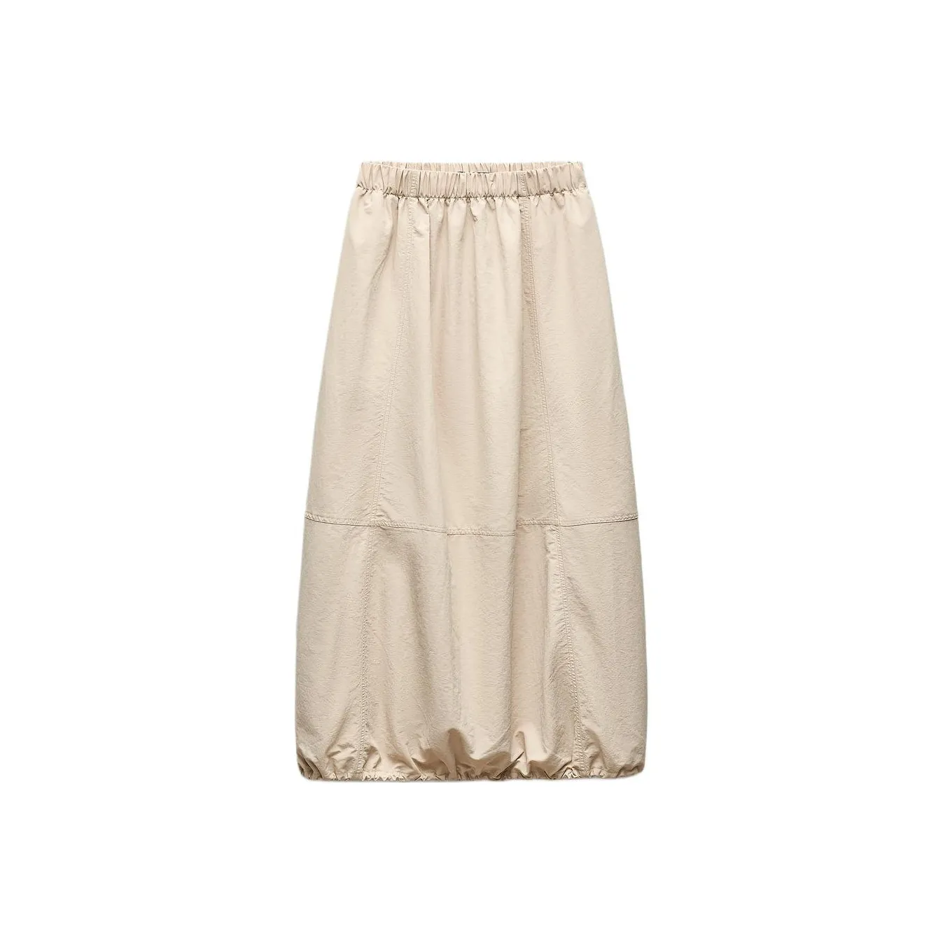 ZARA Trf Повседневная Длинная Юбка Женская Желтая