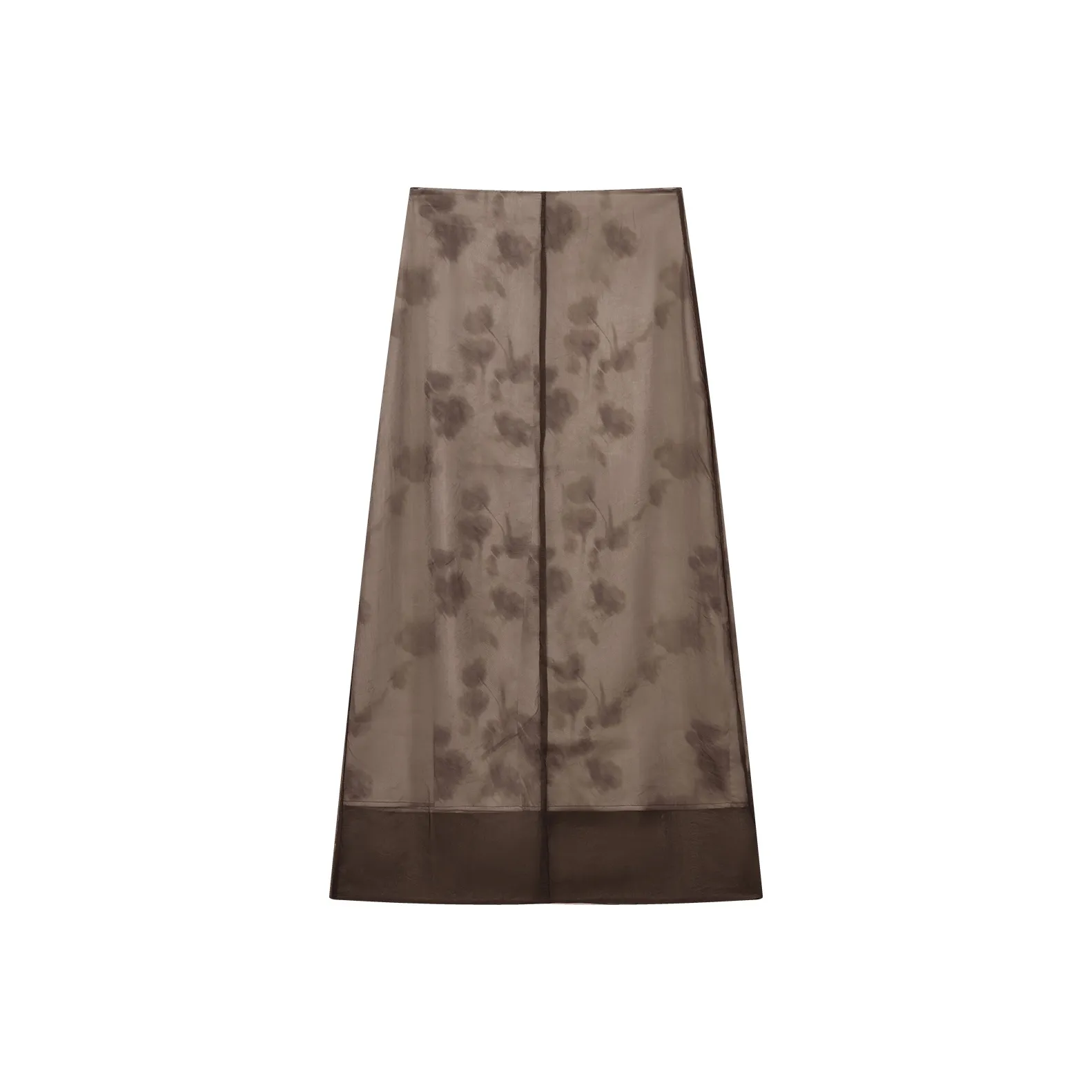 THE SEA LIFE Повседневный Длинный Юбка Женская Кофейно-Коричневый