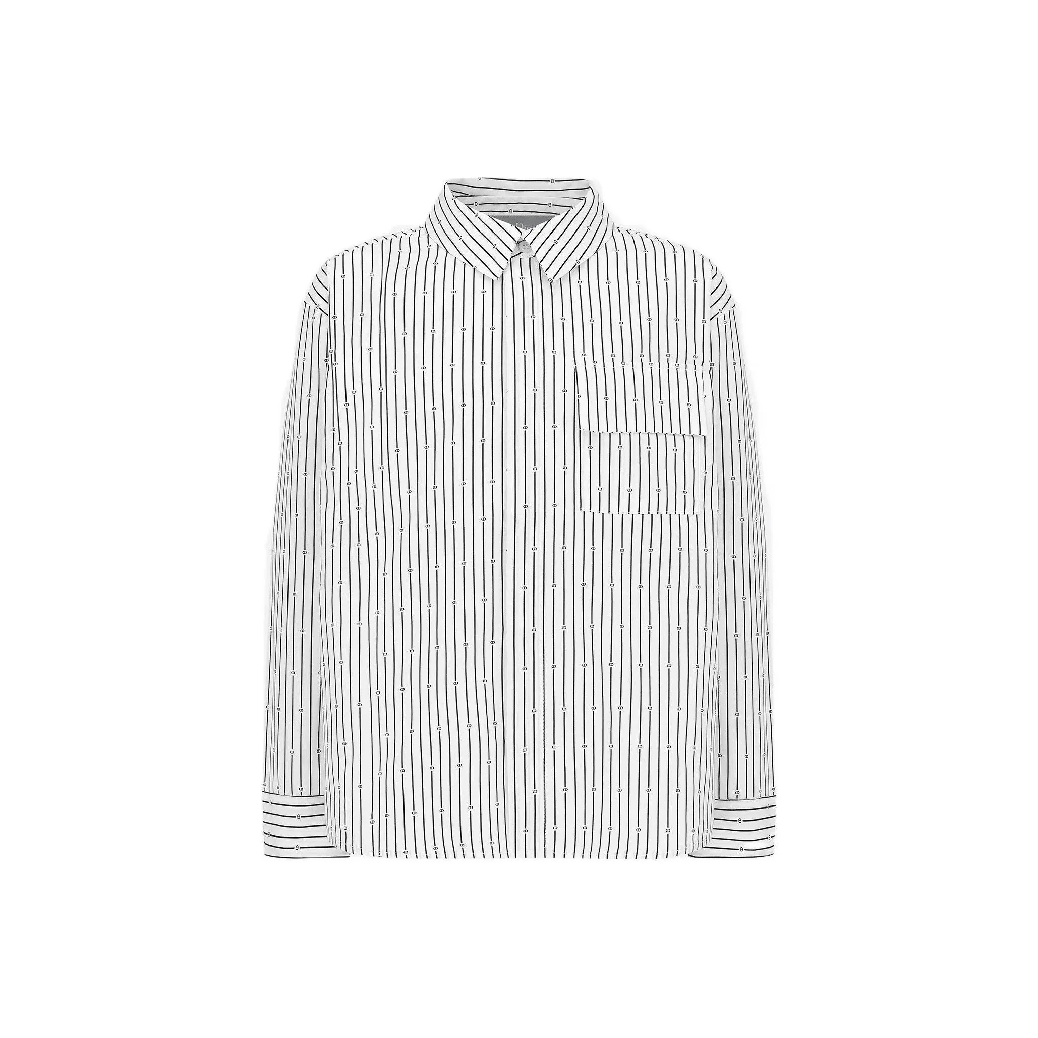 DIOR Quarterly New Products FW22 Рубашка Белая Детская