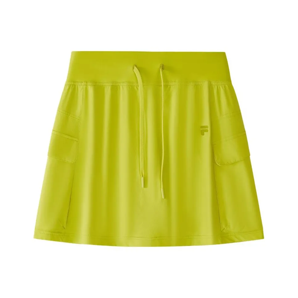 FILA FUSION FOBFUSION LIFE SS25 Casual Short Skirts Women's Olive Green L G