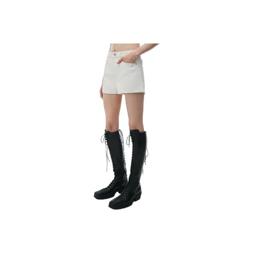 alexander wang Винтажные белые женские джинсовые шорты