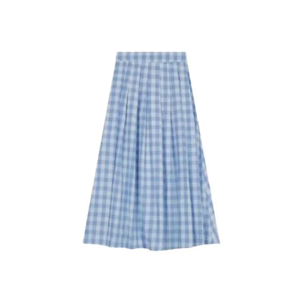 COVT Casual Long Skirts Women's Blue