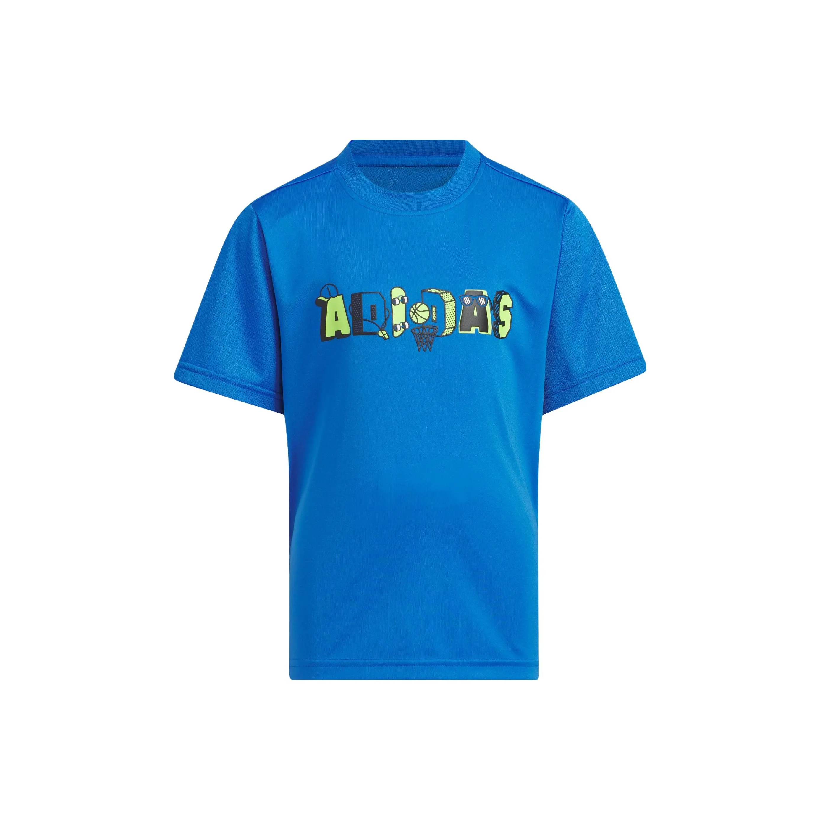 Adidas T-Shirt Авиационный Синий Детский