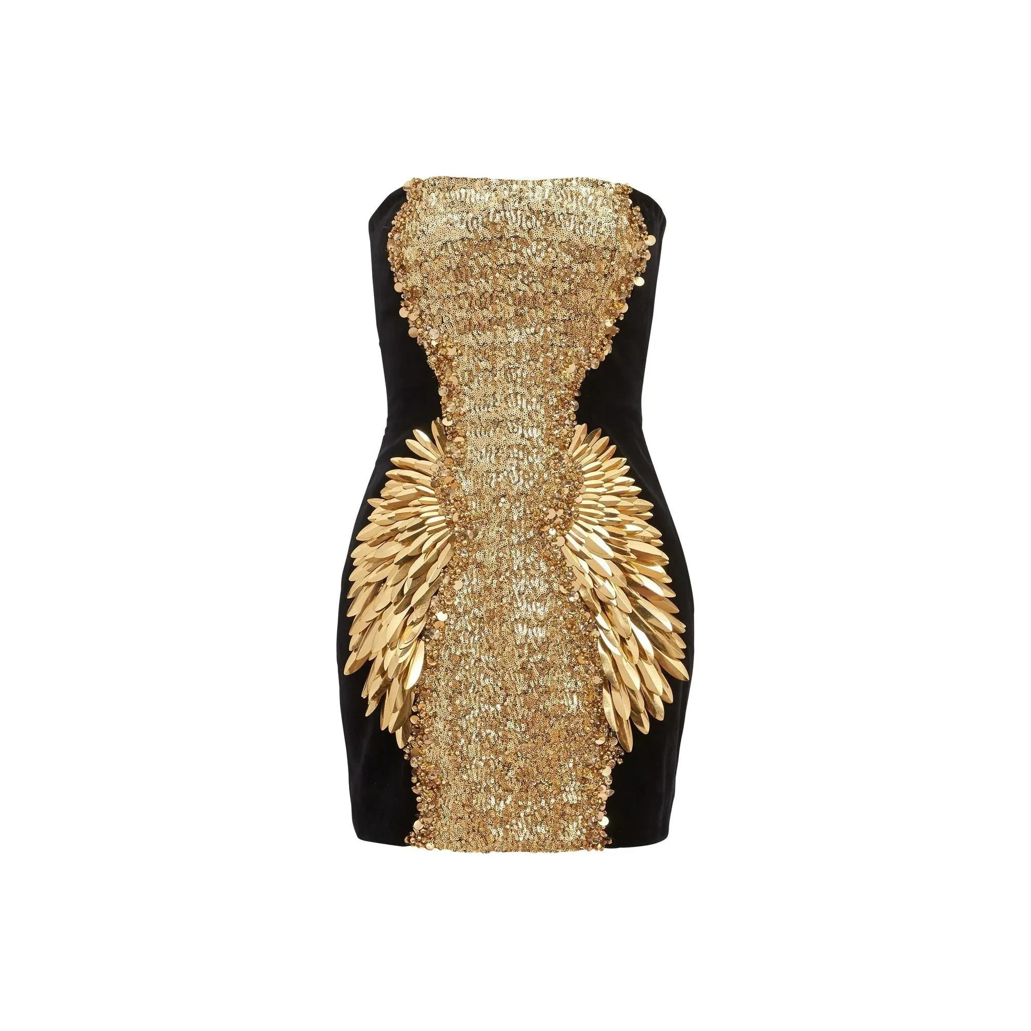 BALMAIN Evening Dress Women's Black