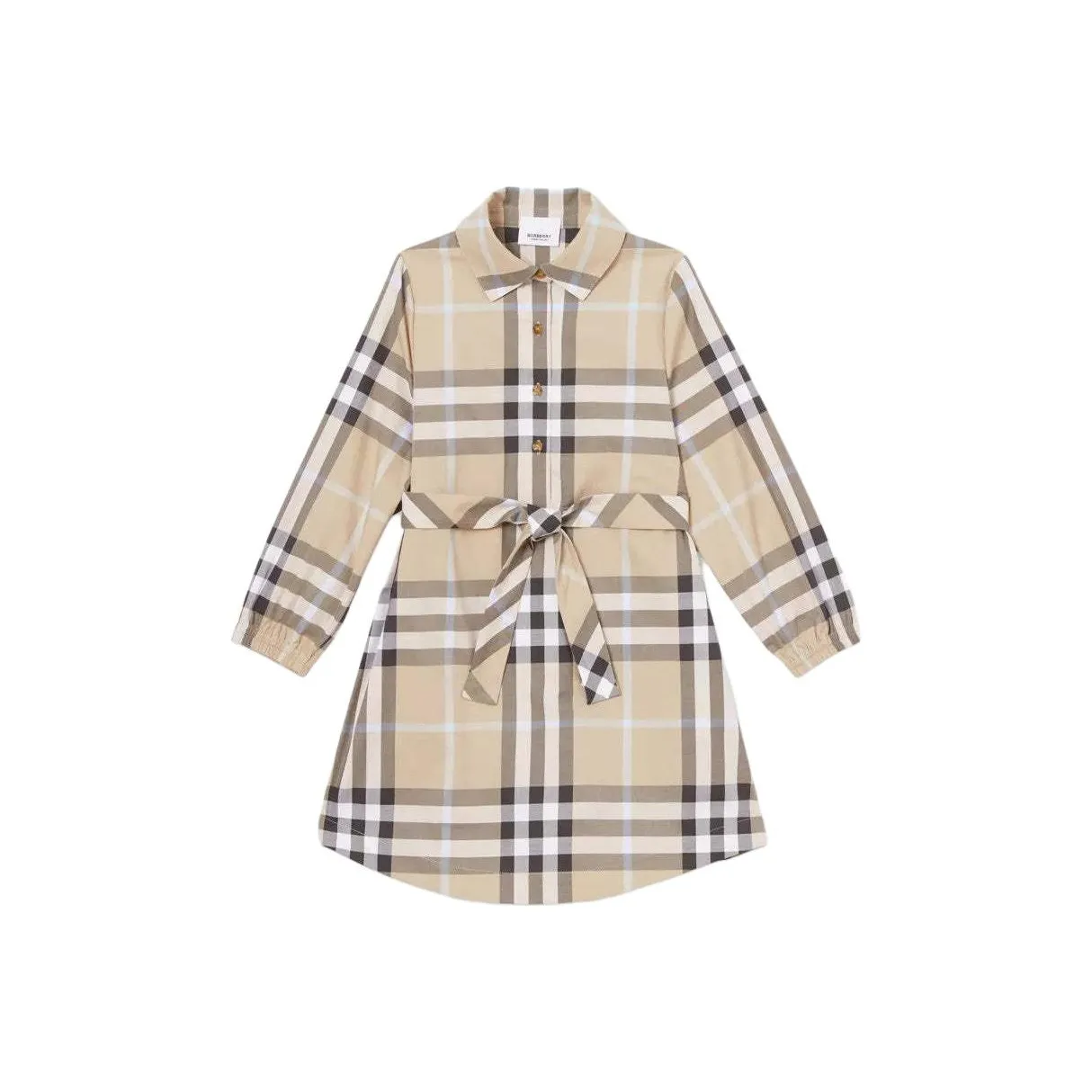 Burberry Платье FW22 Бежевый Детский