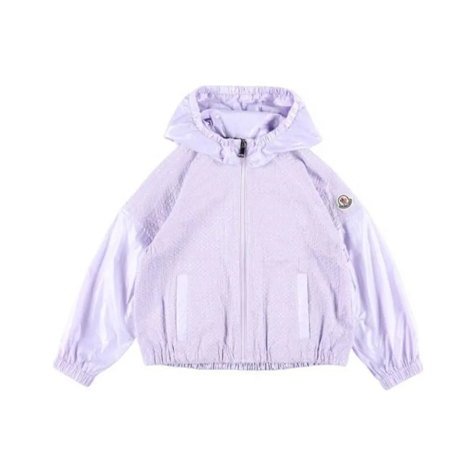 Moncler Куртки и Пальто Фиолетовый Детский