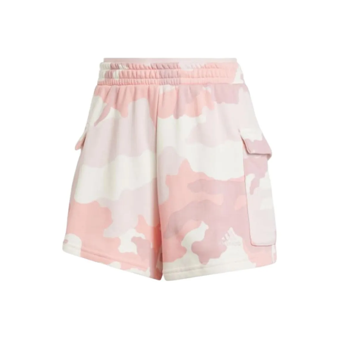 Adidas Free Shipping With AdiClub Essentials 3-Stripes Camo-Print Cargo Shorts