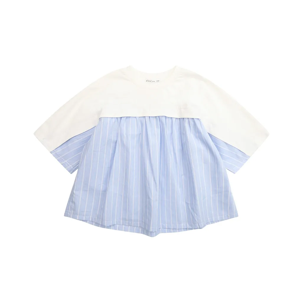 Pure and Good Рубашка Сине-белые полоски Подростки