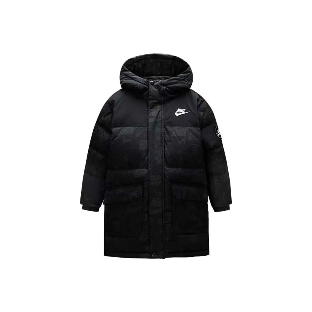 Nike Пуховик Черный Подростки