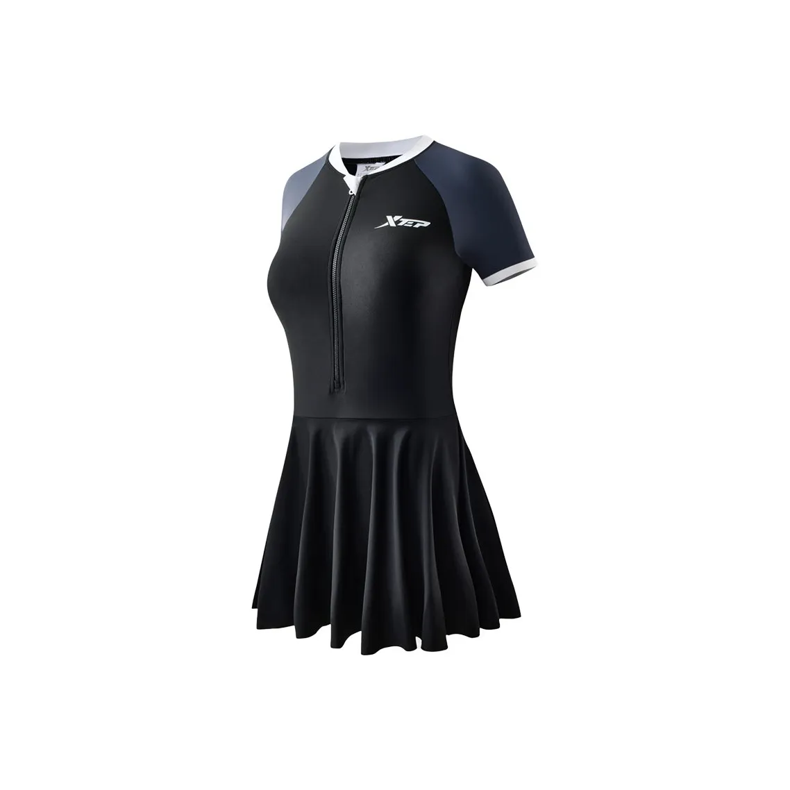 XTEP Платья и Юбки для плавания Женские Черные