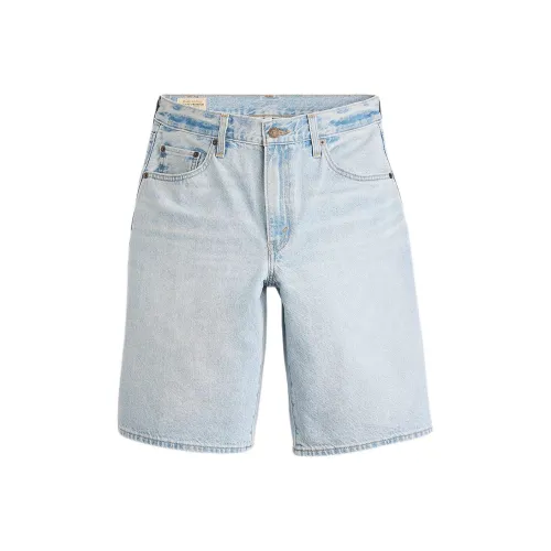Levis Светло-промытый синий цвет Женские джинсовые шорты
