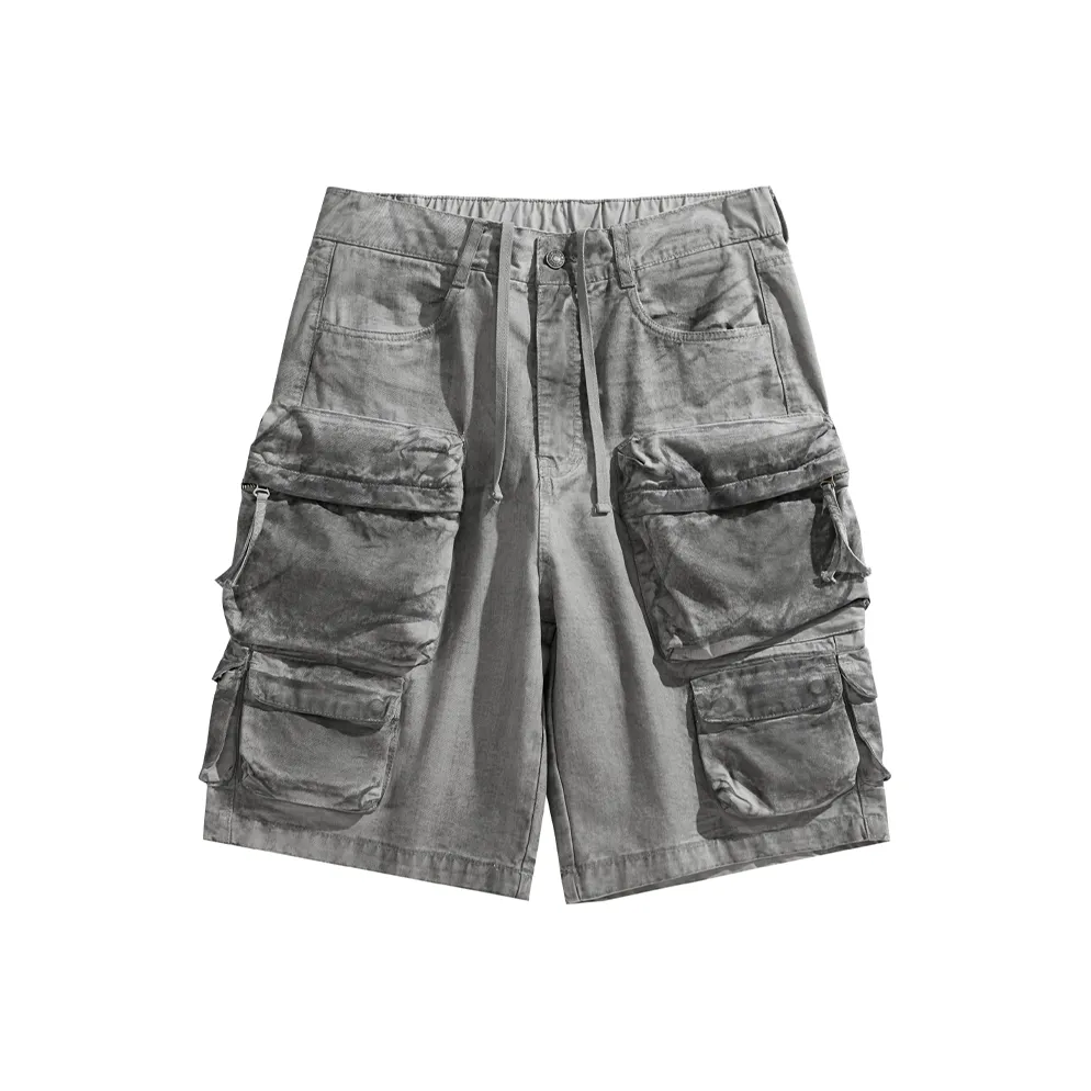 HKRXEC Gray Мужские Карго Шорты