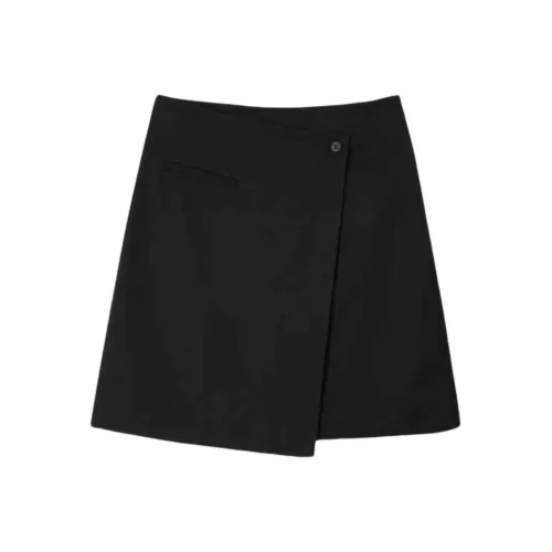 SIYAZU Черные Женские Повседневные Короткие Юбки