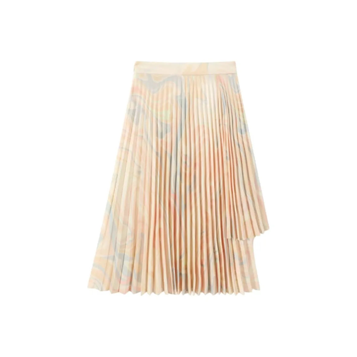 EICHITOO Повседневная длинная юбка женский хаки узор