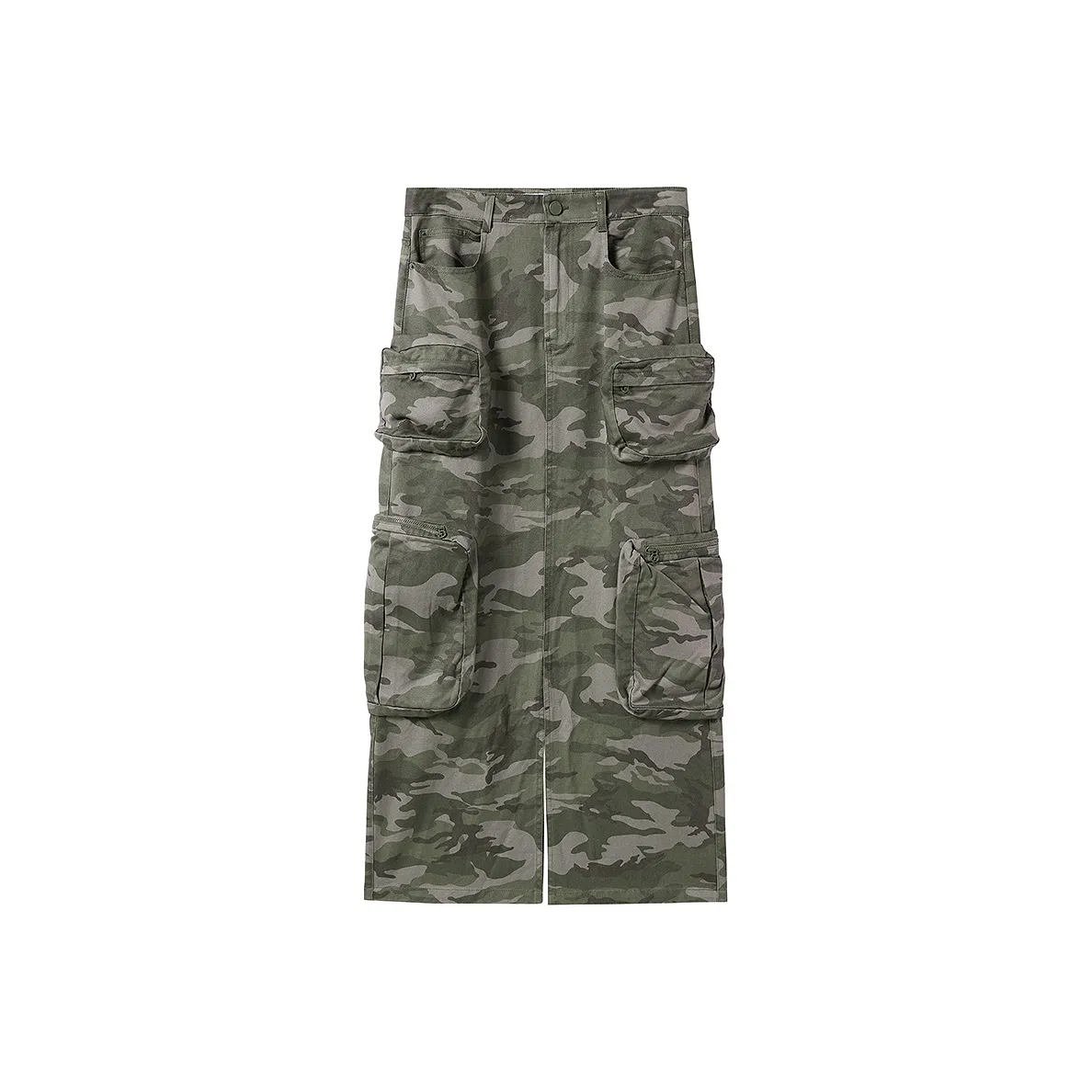 Miss Sixty Casual Long Skirts Women's Army Green