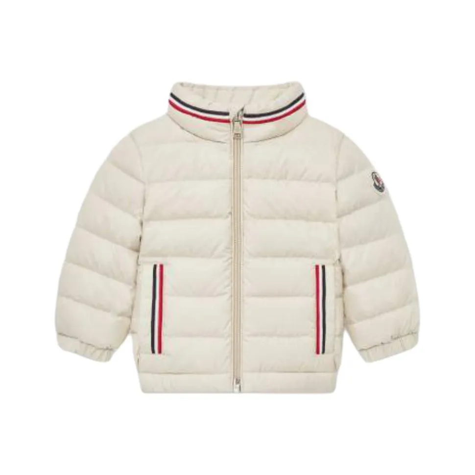 MONCLER Пуховик Сливочный Infant и Toddler