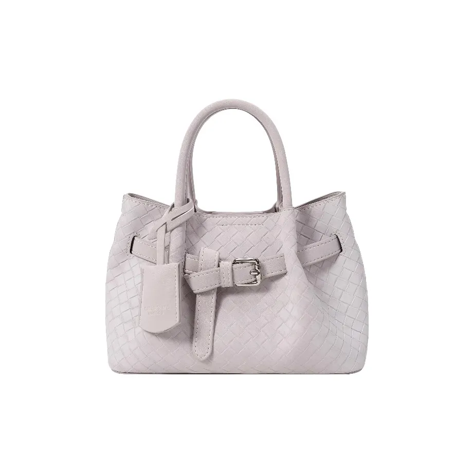 PAYOT Microfiber Synthetic Leather Serene Ballet Crossbody Bag Shoulder Bag Women's Gray Purple