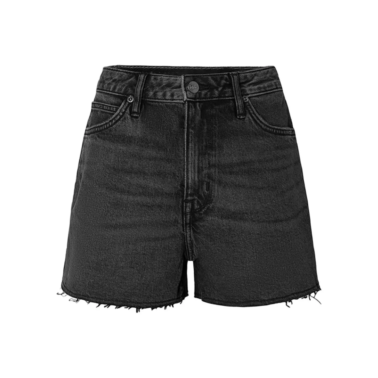 Lee Denim Shorts Women's Black Gray Color