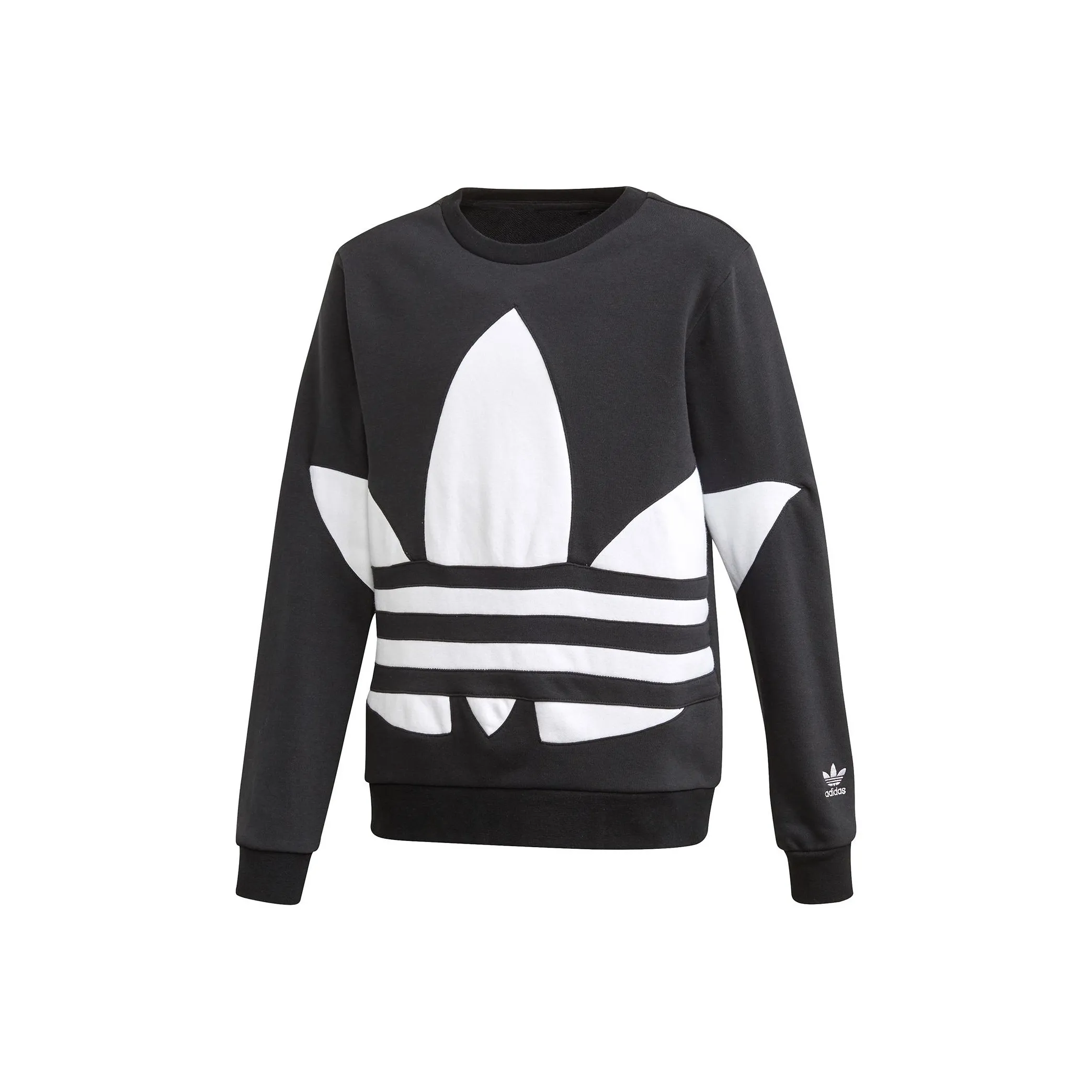 Adidas Originals Свитшот Черный Белый Подростки