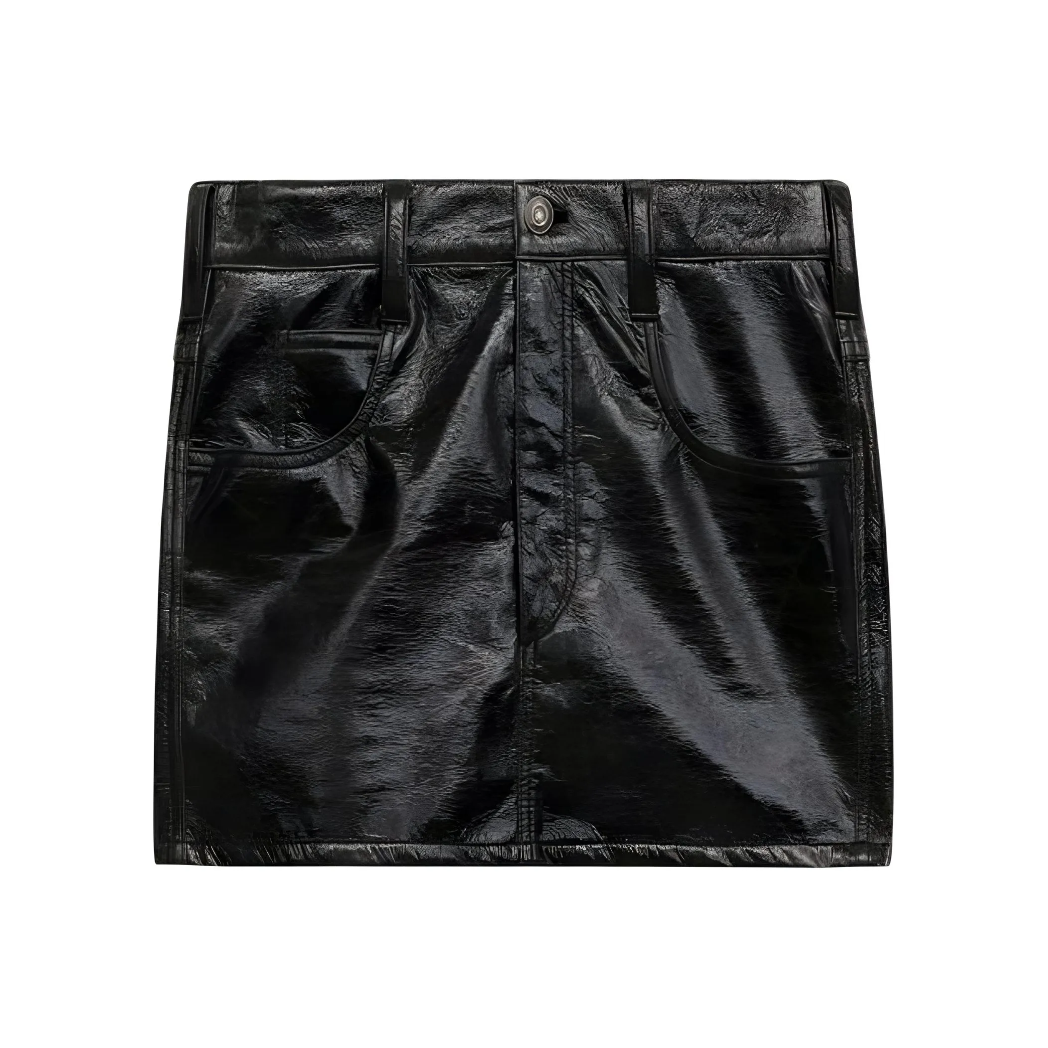 ISABEL MARANT Laviana Faux Leather Mini Skirt