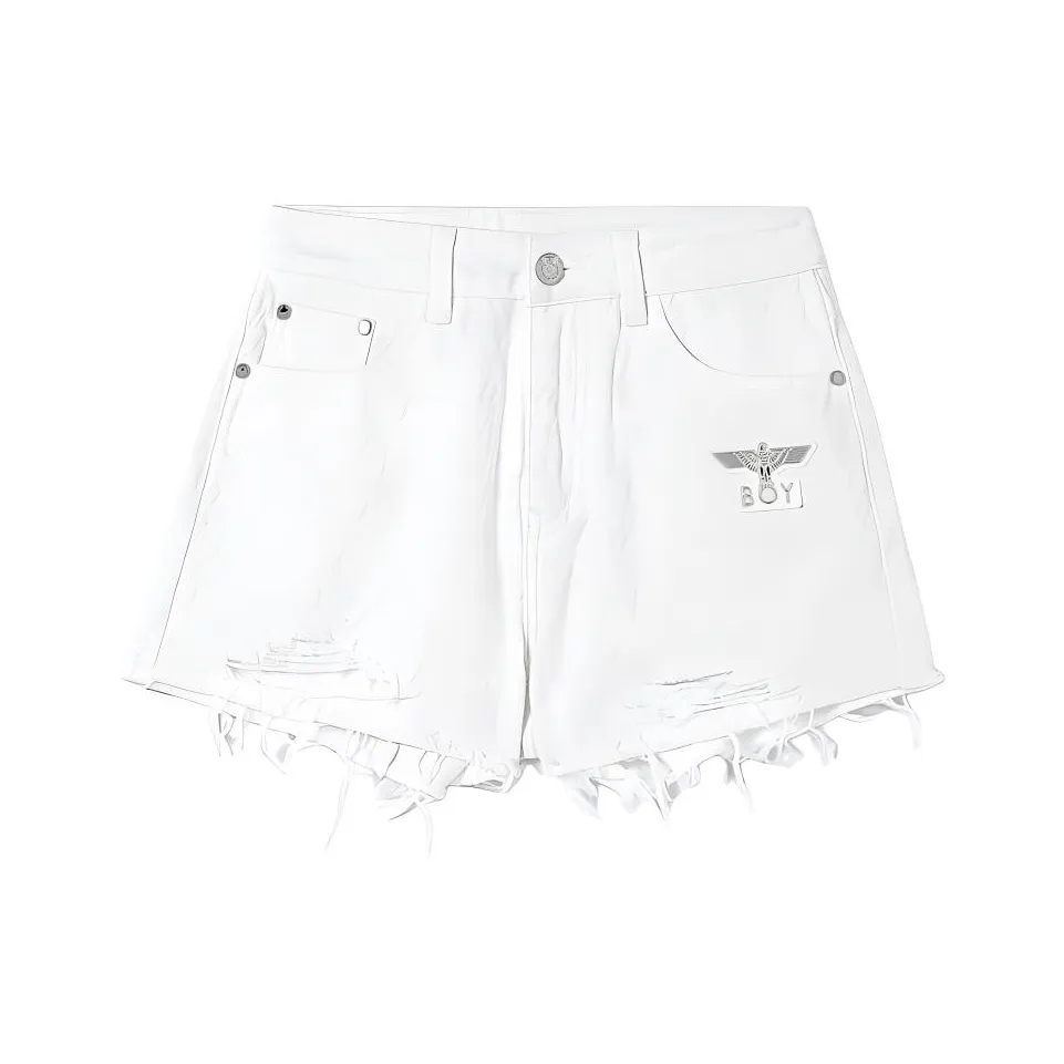 Boy London Denim Shorts Women's White