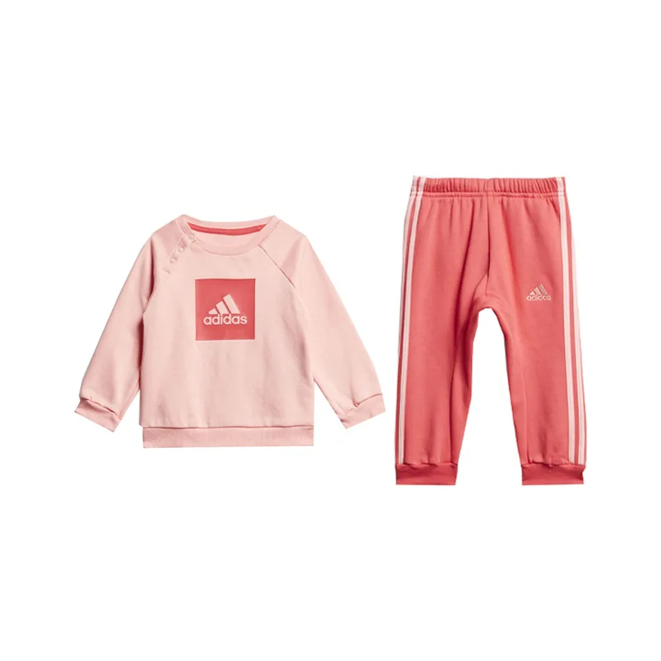 Adidas Повседневная Спортивная Одежда Розовая Детская