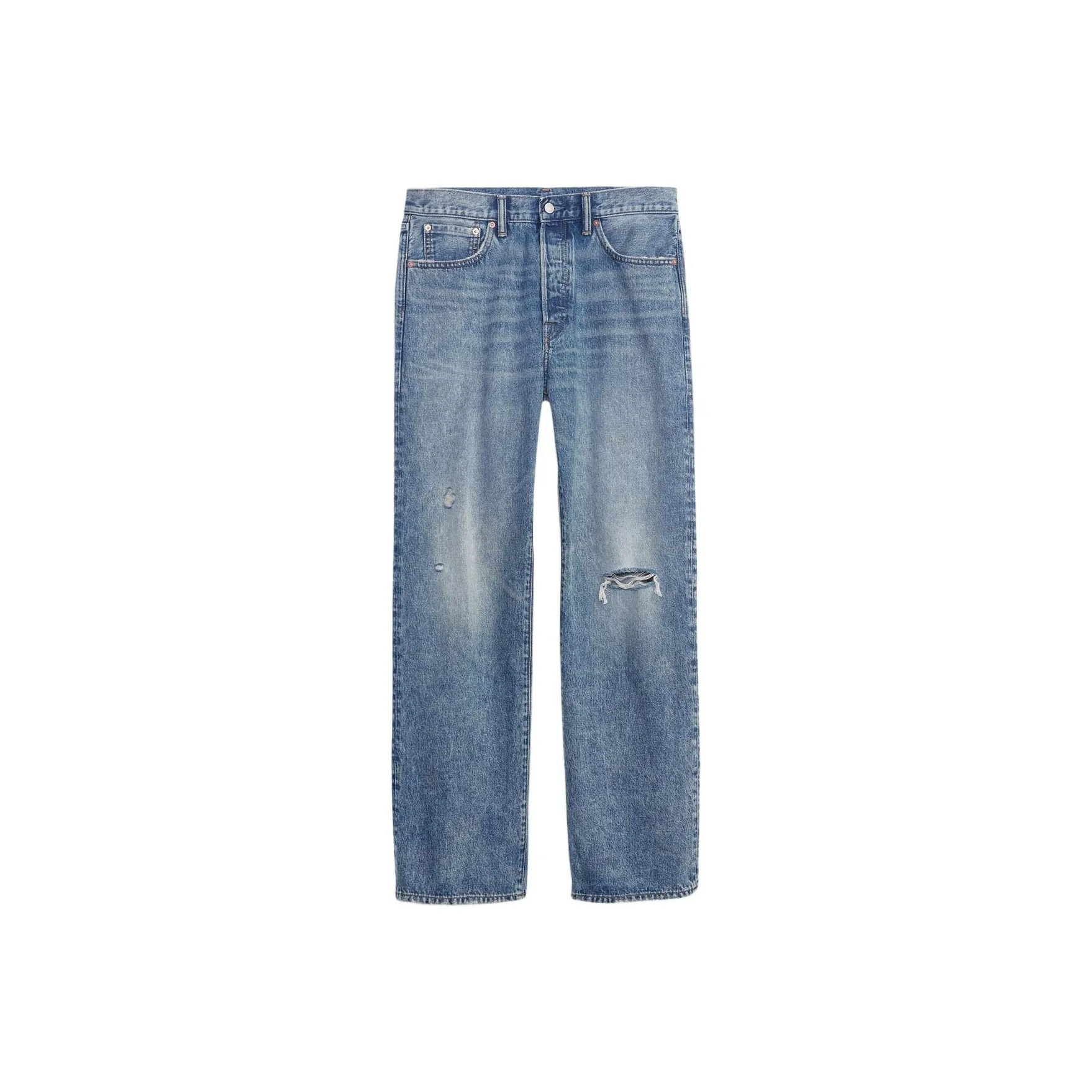 GAP совместный бренд Светло-выпраченные мужские джинсы