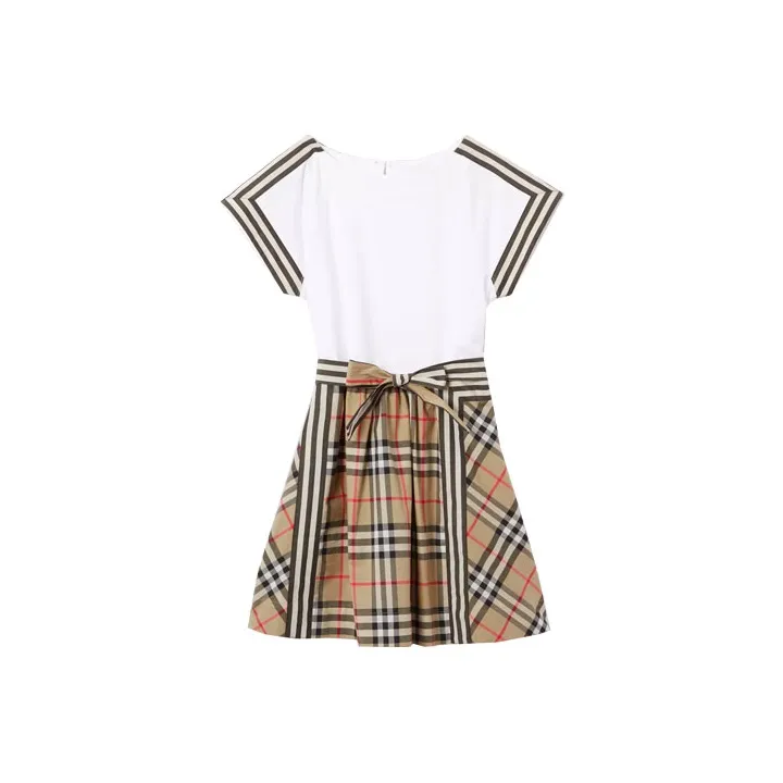 Платье Burberry Архив Бежевый Детский