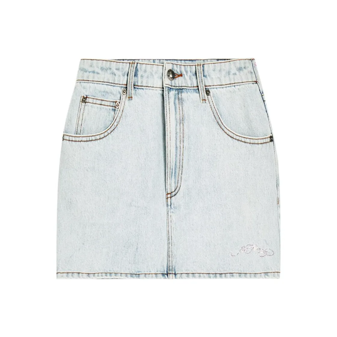 Ed Hardy SS24 Denim Short Skirts Women's Indigo