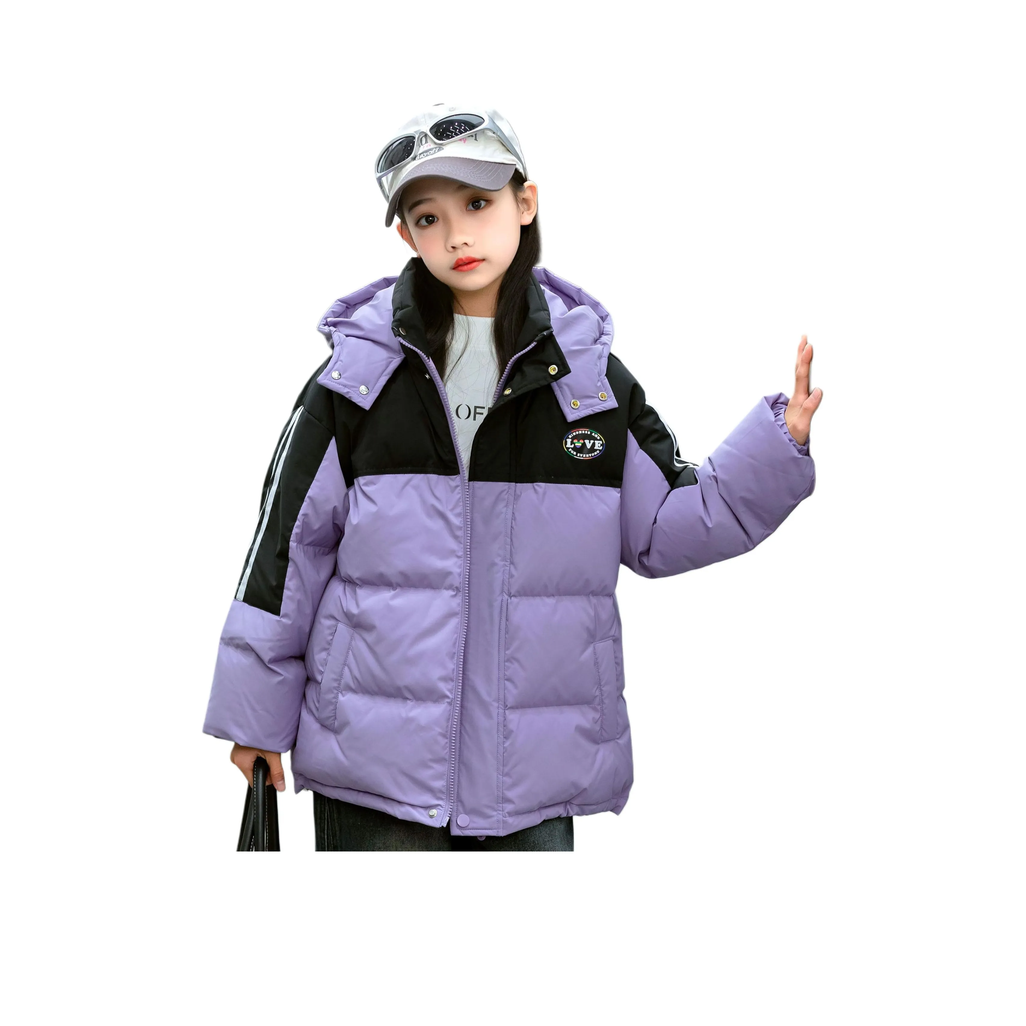 Disney Down Jacket Фиолетовый Детский