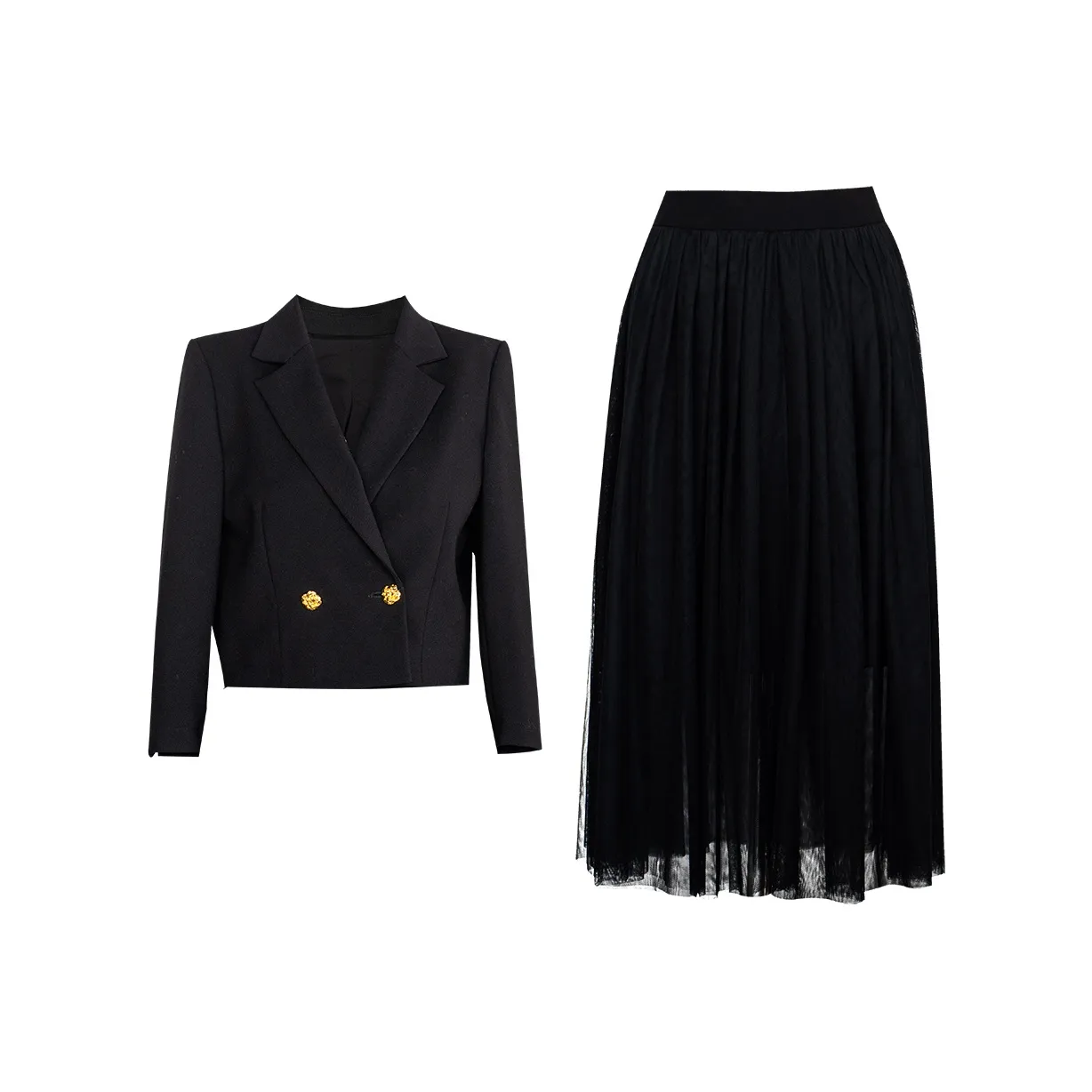 ROEYSHOUSE Skirt Set Women's Black