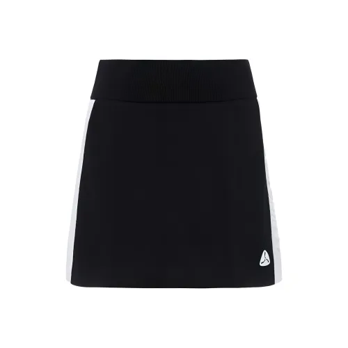 LI NING 1990 Golf Series Черные Женские Повседневные Короткие Юбки