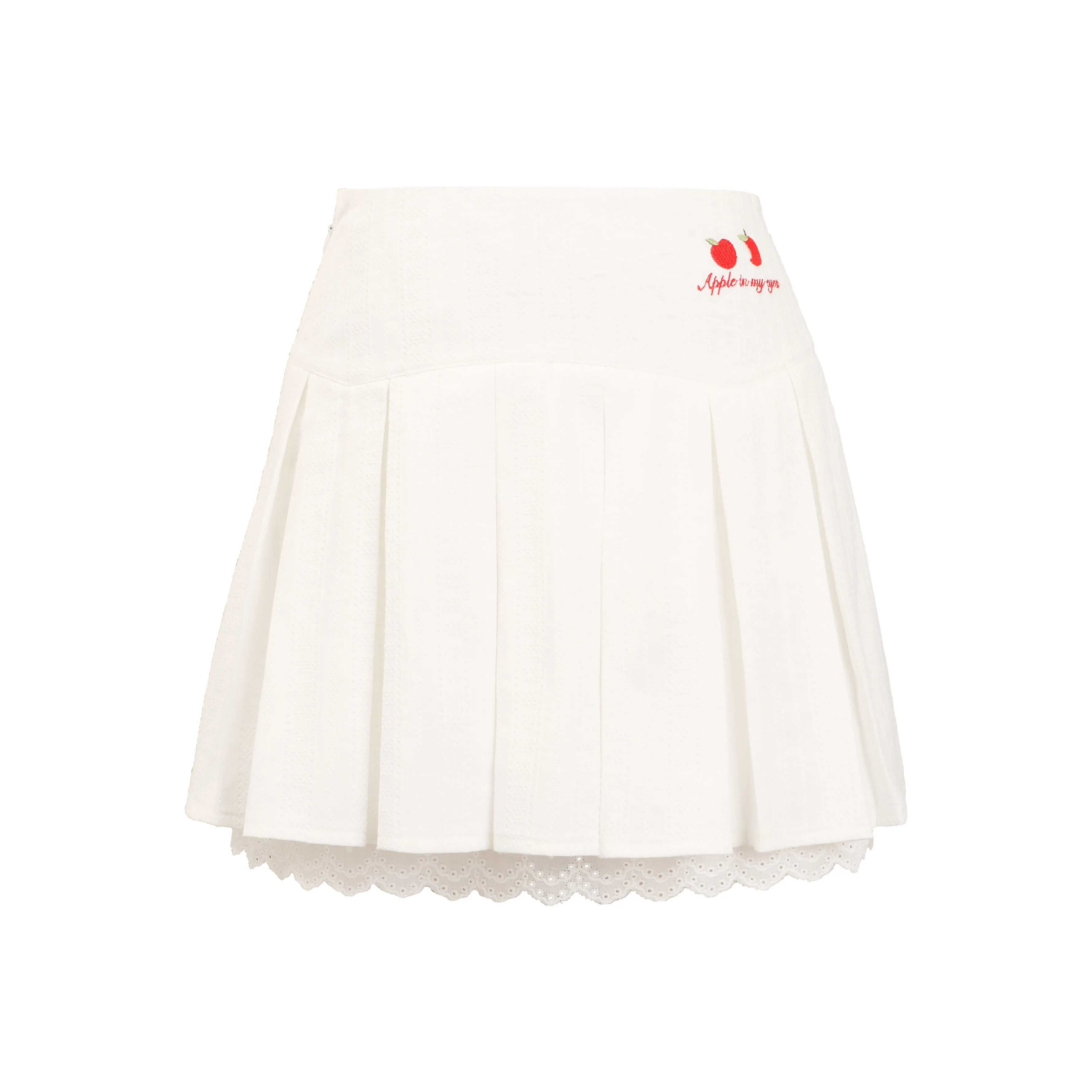 Umoumo Повседневные короткие юбки Женские Белые