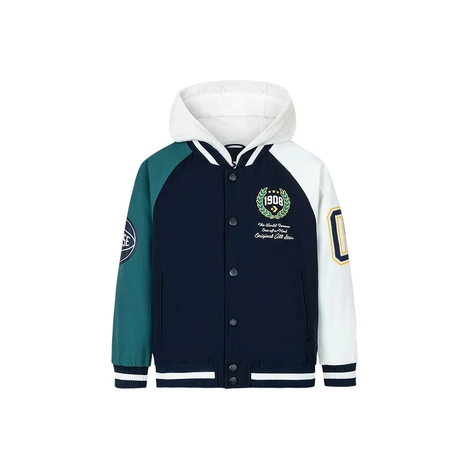 Конверс Хлопковый пуховик Темно-синий Children Возраст 3-7 лет