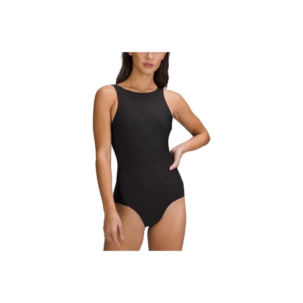 Lululemon Черные Женские Ван-Пис Купальники