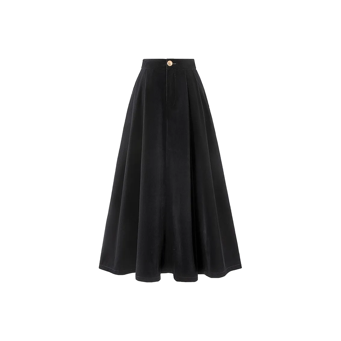 Cypress House Повседневный Длинный Юбка Женские Черный