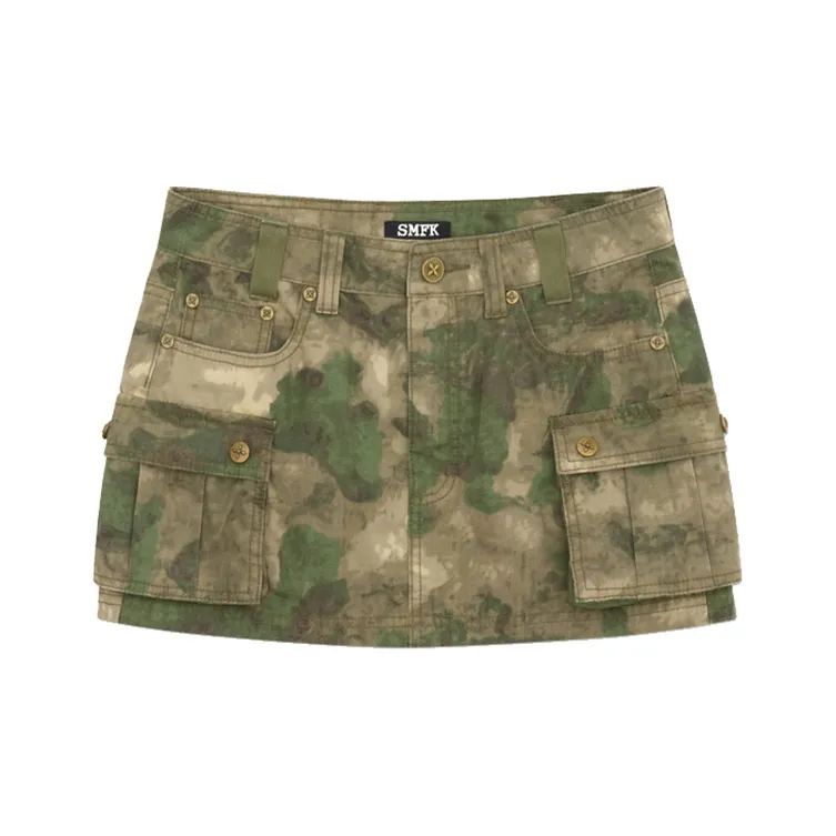 SMFK Карго Юбки Короткие Женские