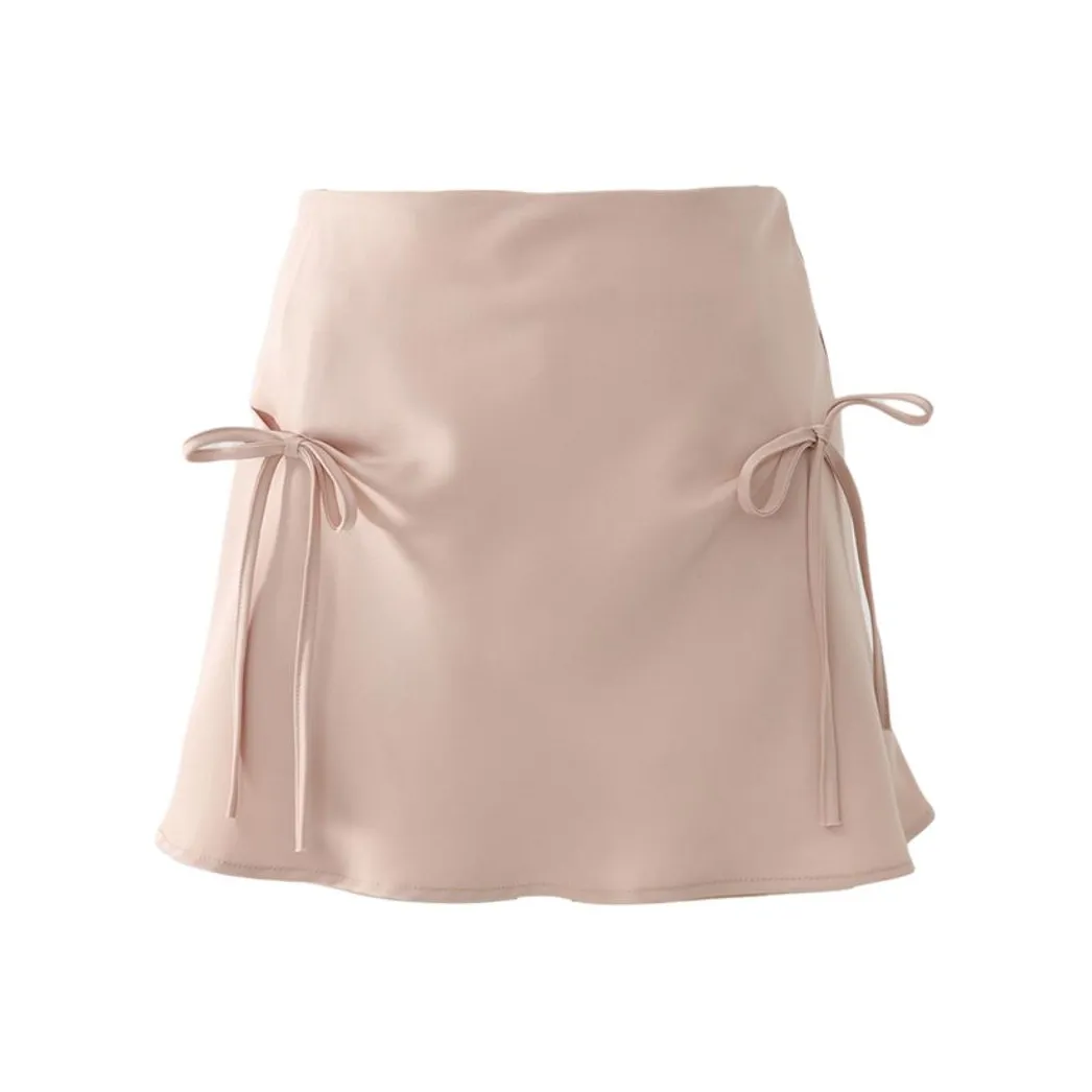 Wen Shan Повседневные короткие юбки Женские Розовый