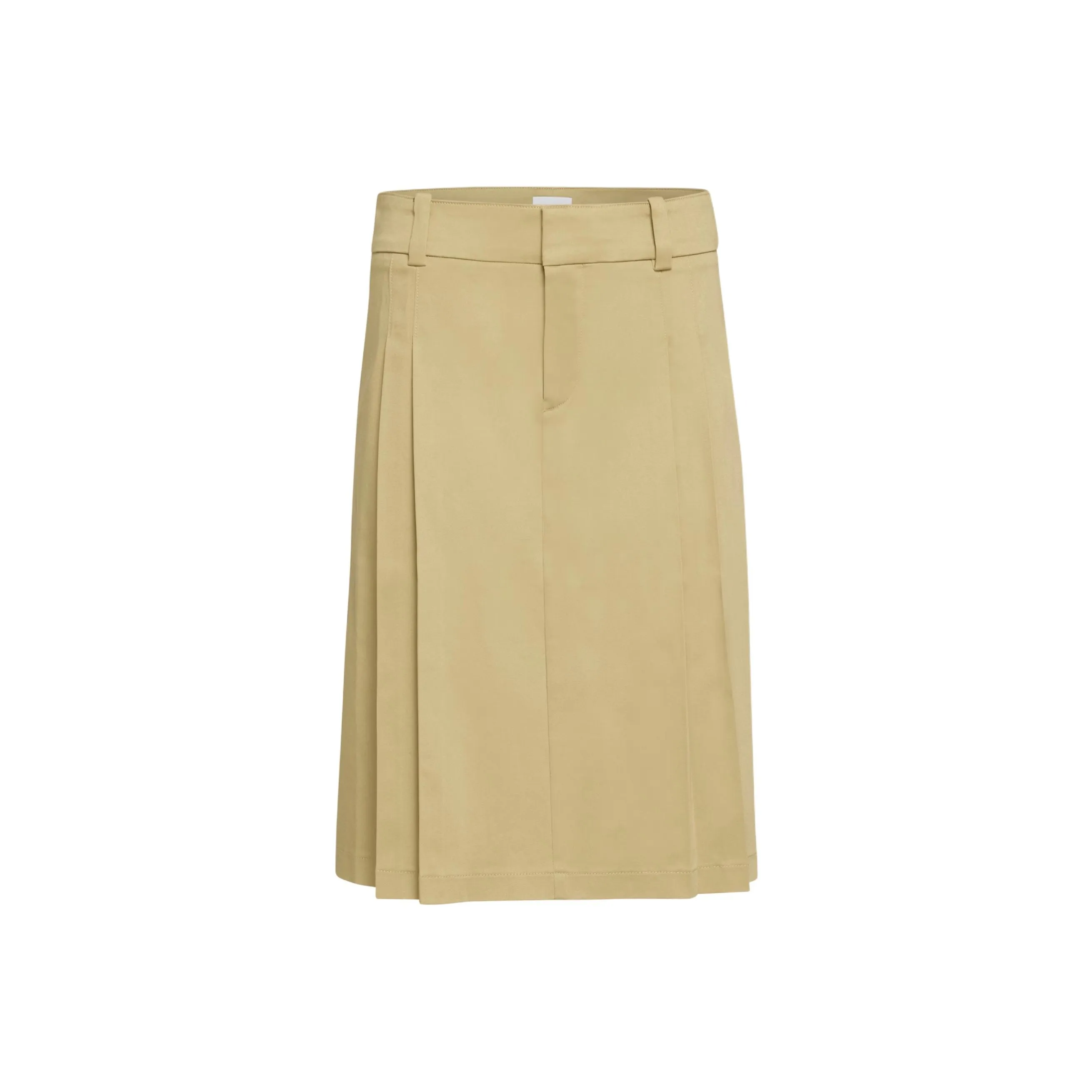 ARITZIA Sunday Best Rider Midi Skirt Casual Long Skirt Women's Wicker Tan/Wicker Tan