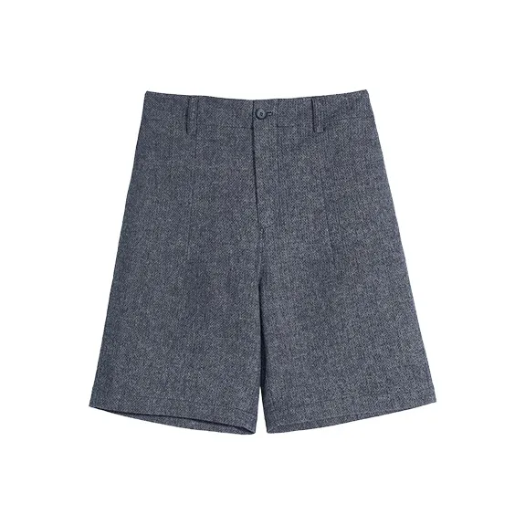 Osens Linen Blue Men's Casual Shorts