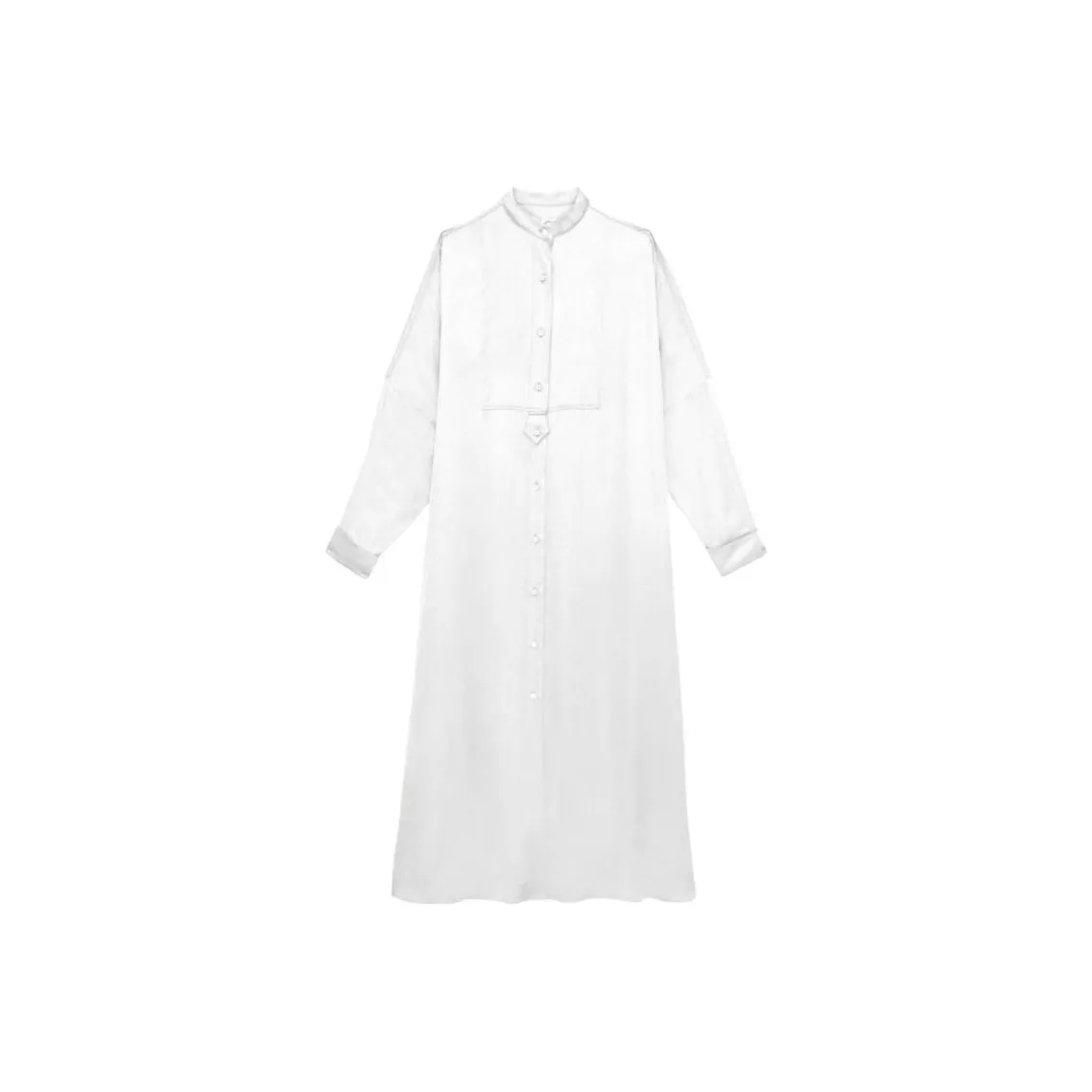 INES DE LA FRESSANGE Long Sleeved Dress Women's White