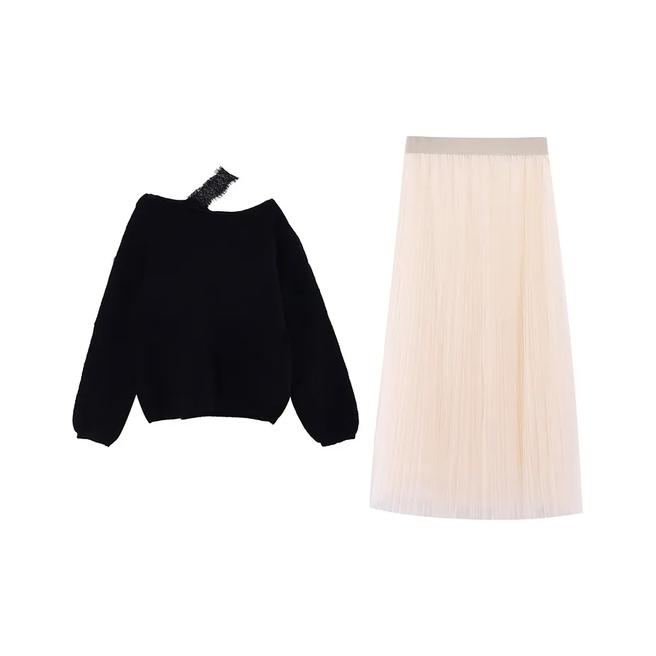 BVODE Two Piece Skirt Sets Women's