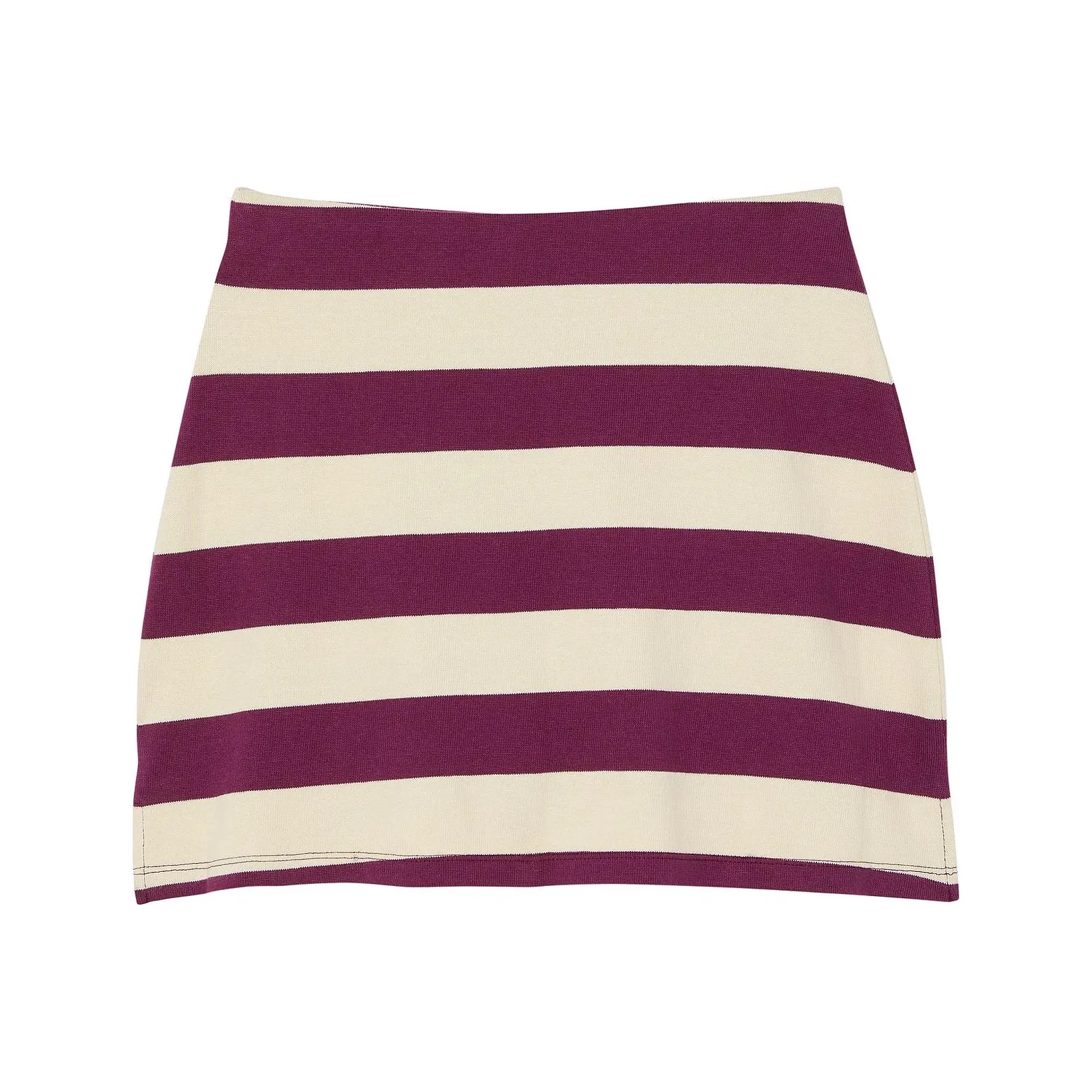 Victoria's Secret Розовый Регби Мини Юбка Дикий Розовый Полосы Повседневная Короткая Юбка Женская Дикий Розовый Полосы