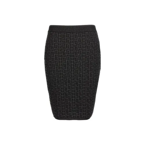 Balmain Hair Черные Женские Повседневные Длинные Юбки