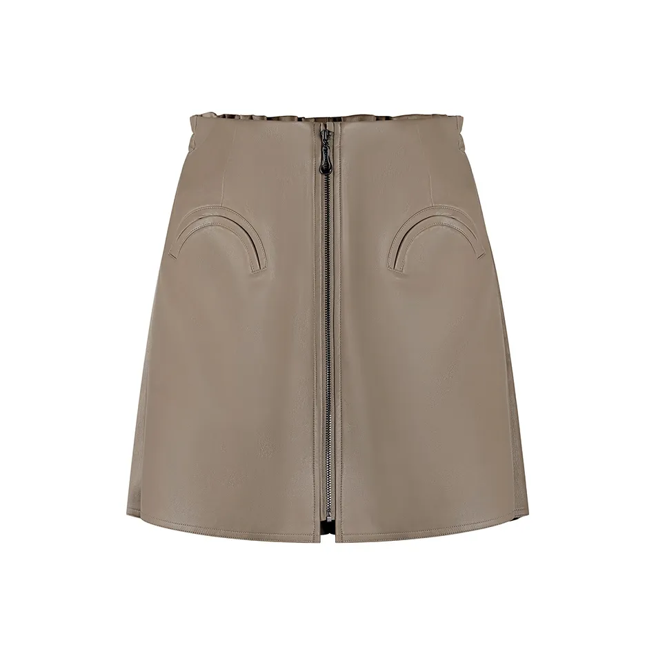 THE SEA LIFE Кожаные короткие юбки Женские